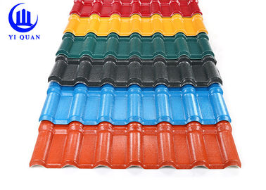 Construction Material ASA Plastic Sheet For Roof Customized With Pvc Synthetic Resin Roof Tile
