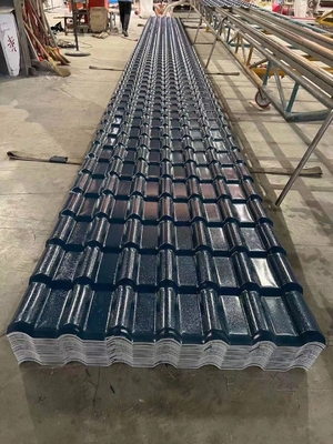 Residential Synthetic Resin Roof Tile Pvc Spanish Type Roofing Sheet