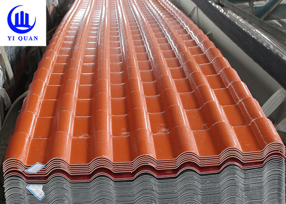 Light Weight Asa Pvc Roof Sheet 2.5mm Thickness For Residential
