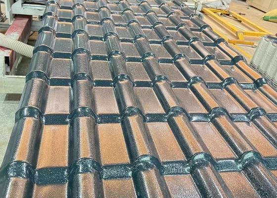 Fire Prevention Synthetic Resin Roof Waterproofing Tiles 2.3mm UV Resistance