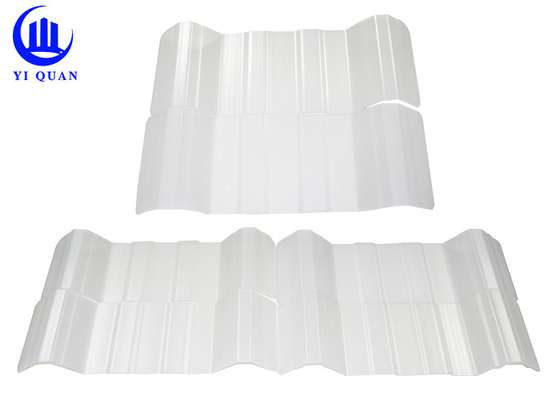 Anti Corrosion PC PVC Transparent Roofing Sheets For Parking Cover Garden