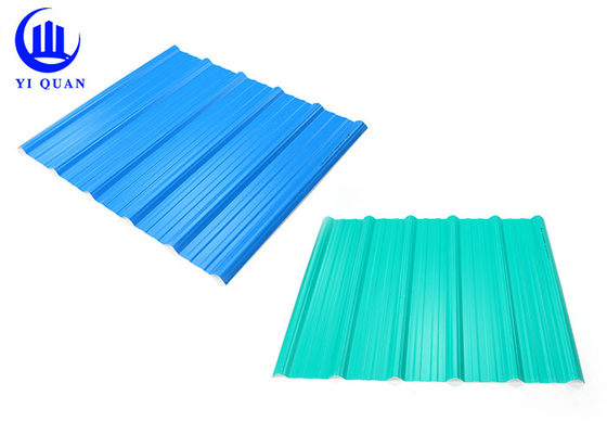 1130mm Muti Layers PVC Plastic Roof Sheet For Chemical Industry Charity