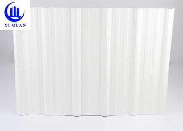 Shiny Colorful PVC Roof Tiles Fire Resistant Plastic Trapezoidal Panel