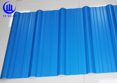 Excellent Corrosion Resistanc PVC Blue Corrugated Plastic Roofing Sheets 1130mm