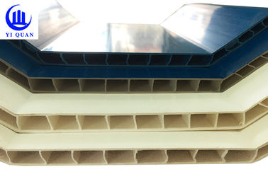 Durable Corrugated Hollow Twin Wall Roofing Sheets PVC Plastic Tiles