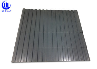 Grey PVC Corrugated Plastic Roof Panel And Anti Uv 10 Years Guarantee