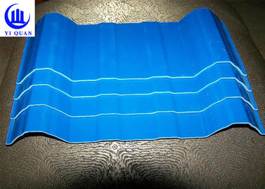 Nonflammable material PVC Corrugated Plastic Roof Tiles Good Insulation For Factory
