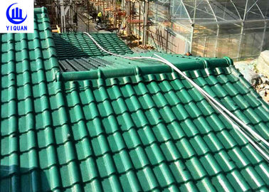 Upv Asa Coated Colonial Times Synthetic Spanish Roof Tiles / Plastic Tile Roof Panels