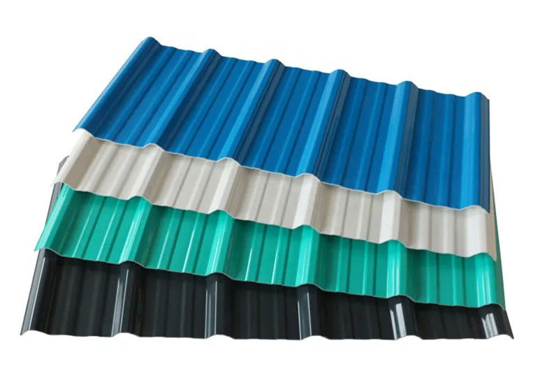 Heat Insulation PVC UPVC Roof Tiles Fast Installation For Parking Cover