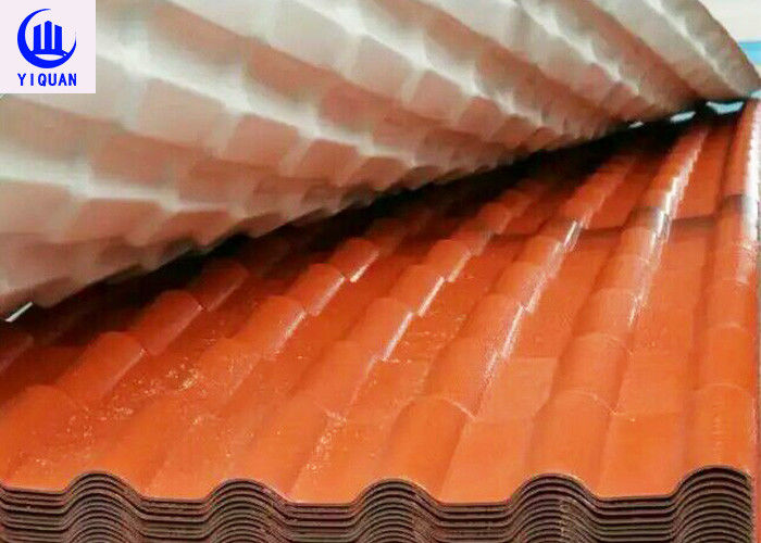 2.8mm Asa Synthetic Resin Roof Tile For Residential