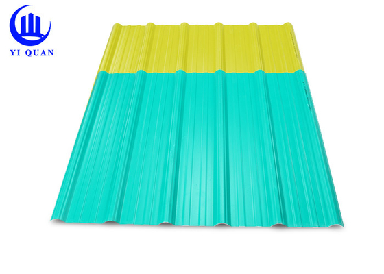 Water Resistant Heat Insulation PVC Roof Tiles For Veranda Building Projects