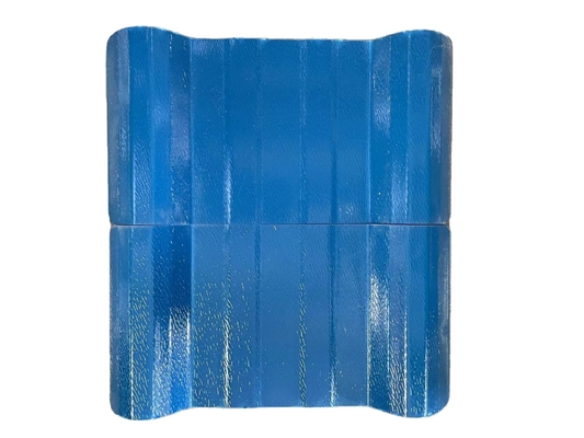 Wave Shape Heat Insulation Roof Tiles PVC APVC UPVC For Car Parking