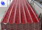 1050mm Width ASA Spanish Bamboo Roof Sheet Brick Red Color
