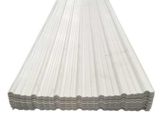 Corrugated Wave PVC Plastic Roofing Sheet 1.5mm For Factory Wall Cladding