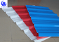Heat Insulation Corrugated PVC Coated Plastic Roof Shingles For Workshop