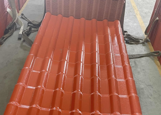 Color Lasting Synthetic Resin Roof Tile ASA Synthetic Weather Resistance
