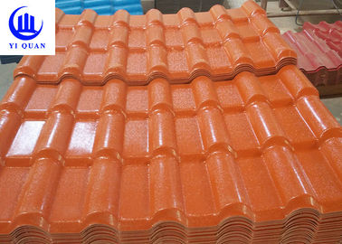 Versatile Building Materials Light Weight Spanish Synthetic Resin Roof Tile