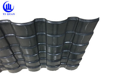 PVC Resin double roman roof tiles Corrugated Roofing Sheets 40mm Wave Height