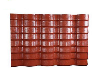 PVC Resin double roman roof tiles Corrugated Roofing Sheets 40mm Wave Height