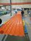 Light Weight Orange Synthetic Resin Roof Tile 1050 mm Width / 2.3 mm Thickness