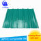 BS4203 ASTM Green Long Span 210mm Pvc Roof Tiles