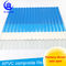 Smooth 3mm Corrugated Pvc Roof Tiles Sound Resistant