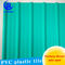 Flame Retardant Anti Corrision PVC Roof Tiles / Coloured Corrugated Plastic Roofing Sheets