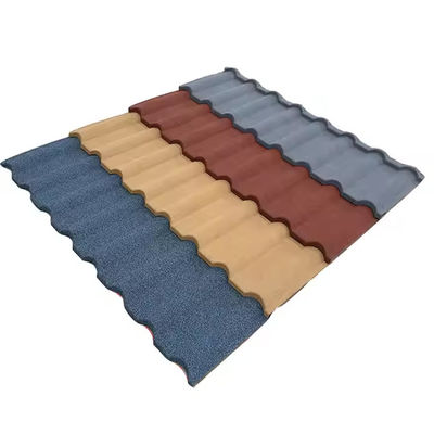 Steel Sheet Stone Coated Colorful Roof Sheet House Traditional Design Style