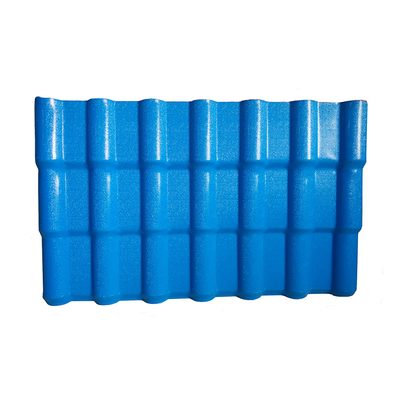 ASA Resin Coated Spanish Style Roof Tiles Custom Length