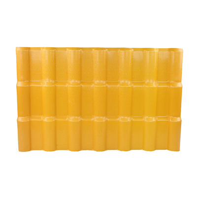 ASA Synthetic Resin Roof Tile 2.5mm Corrugated Waves Modern Design