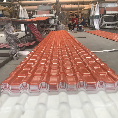 ASA Synthetic Resin Roof Tile Waterproof Impact Resistant 3-Layer