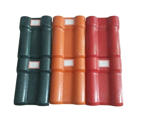 Spanish Bamboo Wave ASA Resin Roof Sheet 2.5mm 1050mm Width