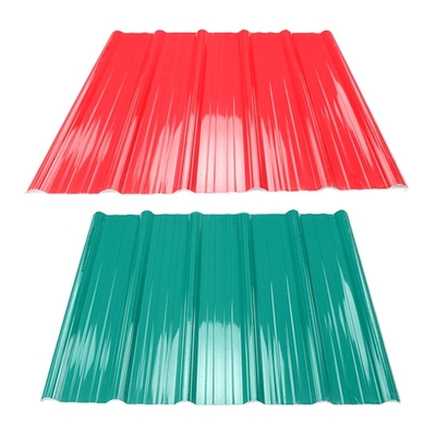 1.8mm PVC Roof Tiles 840mm Width Waterproof Plastic Roofing Sheets