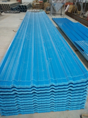 Spanish UPVC Roof Tiles 1.5mm-3.0mm Thickness 1000mm Width