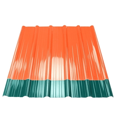UPVC Spanish Roof Sheet 1.5mm-2.8mm Thickness Trapezoidal Design