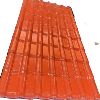 2.5mm ASA Synthetic Roof Tile 1050mm Width for Villa Warehouse