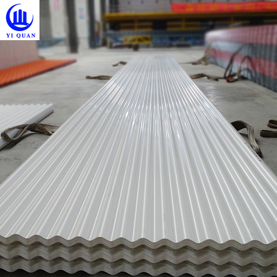 UPVC Spanish Roof Tiles 1.5mm to 2.8mm Thickness Custom Length