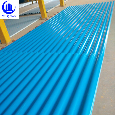 UPVC Trapezoidal Roofing Sheet 2.5mm Thick 1130mm Width
