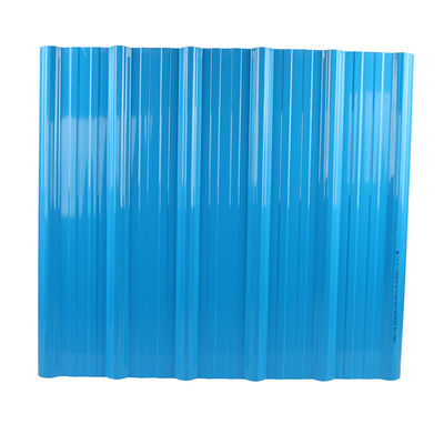UPVC Roofing Sheet 2.5mm Thick Heat Insulation Spanish Style