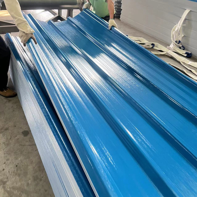 UPVC Spanish Roof Tiles 1.5mm-2.8mm Thickness 1130mm Width