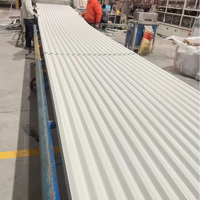 UPVC Spanish Roof Tiles 1.5mm-2.8mm Thickness 1130mm Width