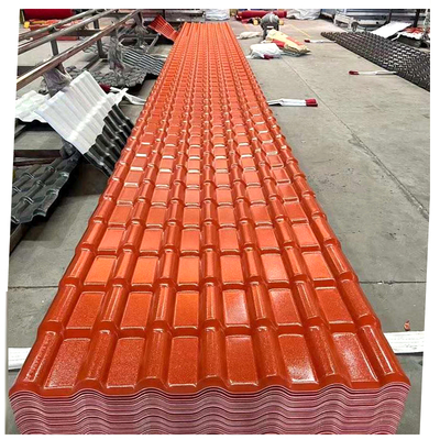 ASA Resin Roof Tile 1050mm Width B1 Fireproof 10-Year Fade Proof