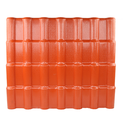 ASA Synthetic Resin Roof Sheet 2.5mm 1050mm Spanish Bamboo Wave