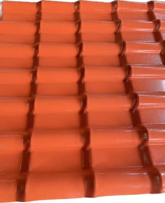 ASA Synthetic Resin Roof Sheet 2.5mm 1050mm Spanish Bamboo Wave