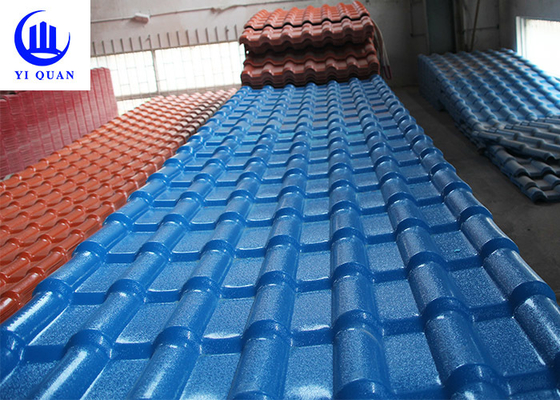 ASA PVC Roof Tile 1050mm Wide 2.5mm Thickness Fireproof
