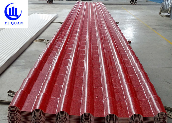 ASA PVC Roof Tile 1050mm Wide 2.5mm Thickness Fireproof