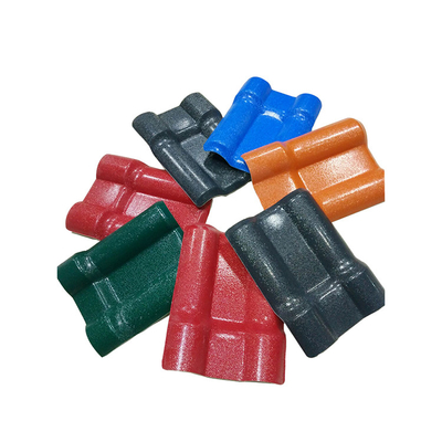 Fire Proof PVC Synthetic Resin Roof Tile 1050mm Width For Factory Balcony