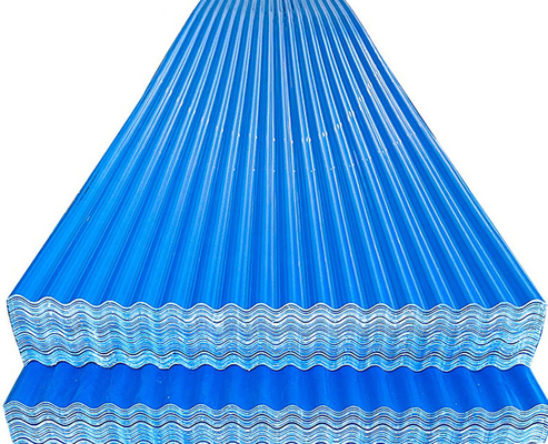 Color Stable Light Weight Plastic Roof Tiles 1.3mm Long Lifespan For Station Parking Cover