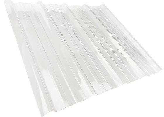 Anti - Fog Polycarbonate Roof Sheet PC Corrugated Tile  For Carport Greenhouse