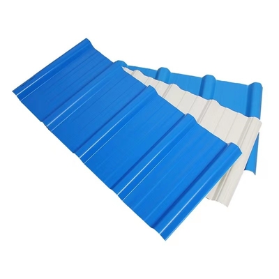 Fireproof Waterproof Pvc Corrugated Plastic Roof Sheet For School market building